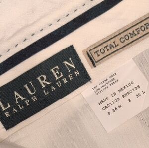 Lauren Ralph Lauren Beige and Dark Brown Trousers